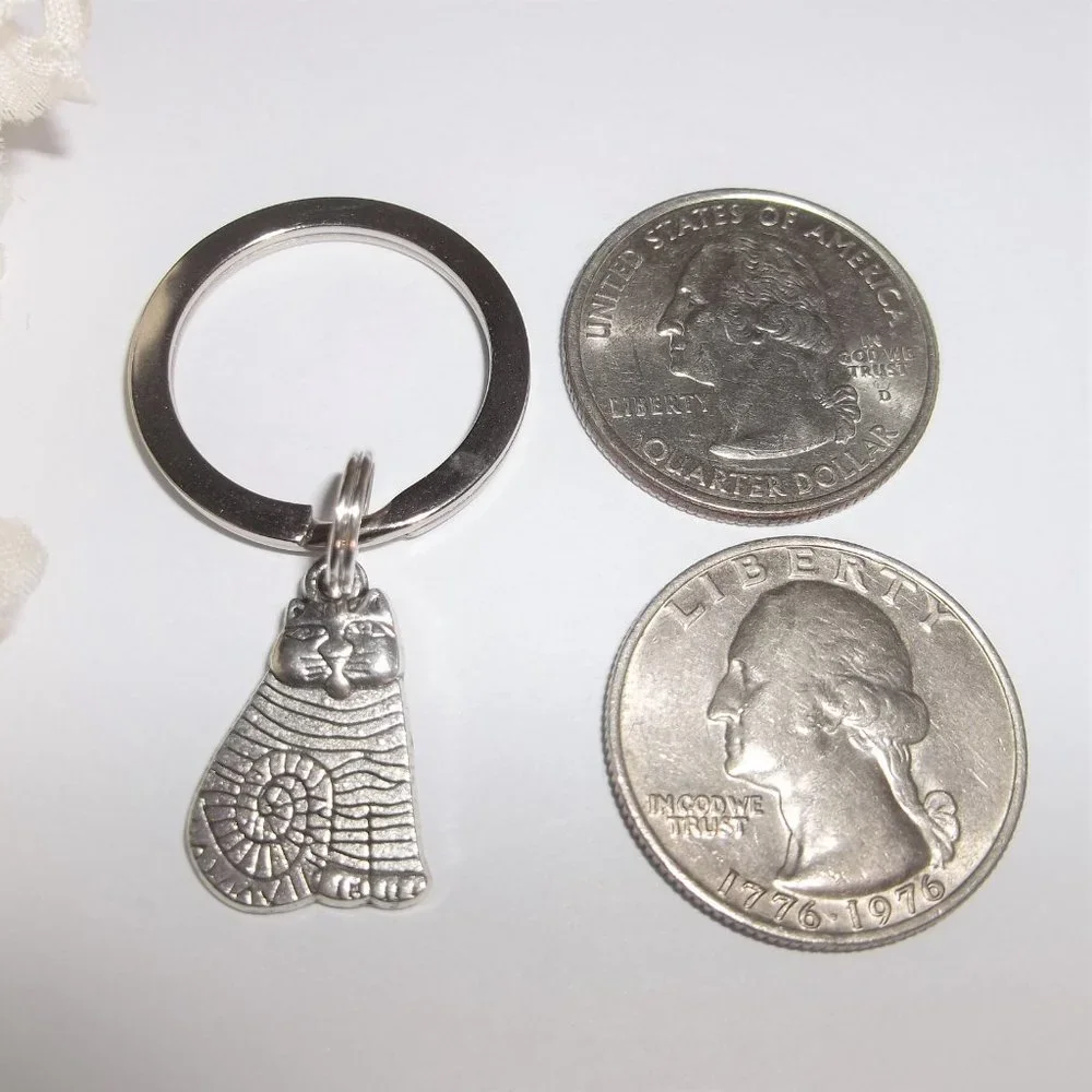 Keychain, Keyring, Cat Keychain, Cat Keyring, Kitten, Gift Idea for Her NWT A378